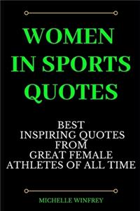 Women in sports Quotes