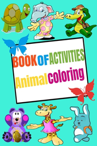 Book of Activities Animal Coloring
