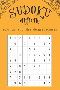 Sudoku Difficile Solutions et Grilles Vierges incluses