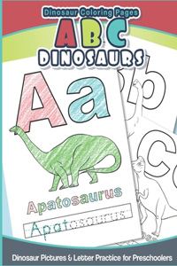 Dinosaur Coloring Pages ABC Dinosaurs