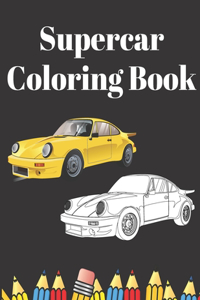 Supercar Coloring Book