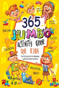 365 Jumbo Activity Book for Kids Ages 4-8