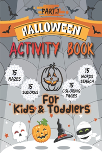 Halloween Activity Book For Kids and Toddlers - Part 1