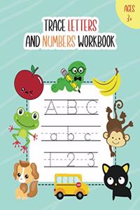 Trace Letters and Numbers Workbook