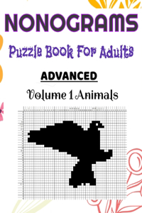 Nonograms Puzzle Book For Adults