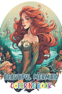 Beautiful Mermaid Coloring Book