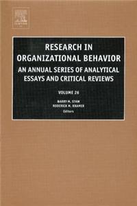 Research in Organizational Behavior