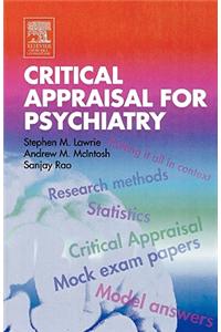 Critical Appraisal for Psychiatrists