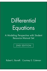 Differential Equations, Textbook and Student Resource Manual: A Modeling Perspective
