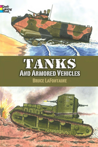 Tanks and Armored Vehicles Coloring Book