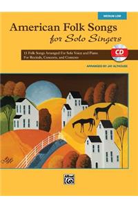 American Folk Songs for Solo Singers