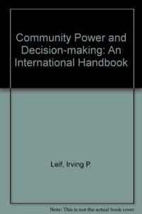 Community Power and Decision-making