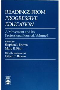 Readings from Progressive Education