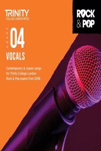 Trinity College London Rock & Pop 2018 Vocals Grade 4 Cd Only (Trinity Rock & Pop 2018)