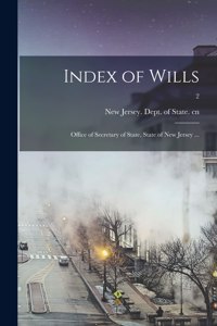 Index of Wills