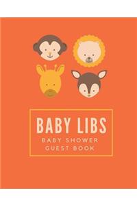 Baby Libs Baby Shower Guest Book