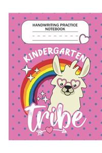 Handwriting Practice Notebook - Kindergarten Tribe