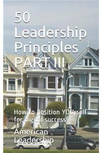 50 Leadership Principles PART III