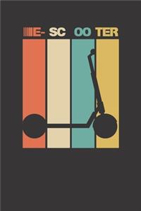 E-Scooter Scootering Notebook Journal