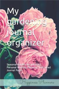 My Gardening Journal Organizer