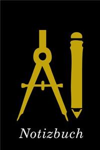 Zirkel und Stift Notizbuch