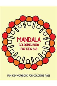 Mandala Coloring Book For Kids 3-8