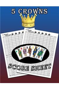 5 Crowns Score Sheet