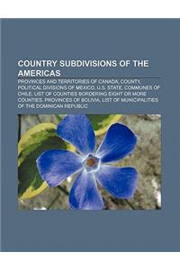 Country Subdivisions of the Americas