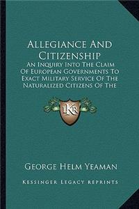 Allegiance And Citizenship