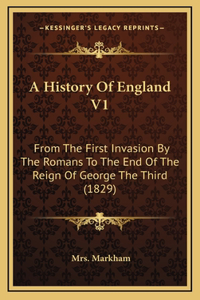 A History Of England V1