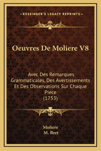 Oeuvres De Moliere V8