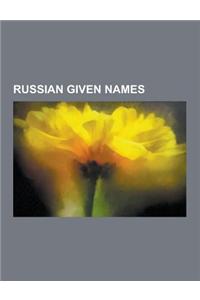 Russian Given Names