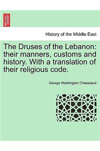 The Druses of the Lebanon