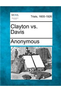 Clayton vs. Davis