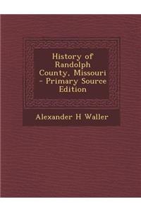 History of Randolph County, Missouri