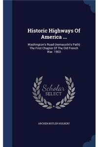 Historic Highways Of America ...