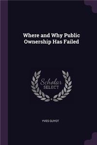 Where and Why Public Ownership Has Failed