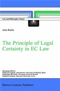 Principle of Legal Certainty in EC Law