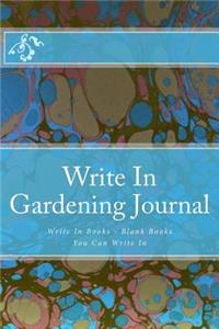 Write In Gardening Journal