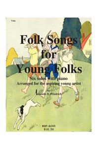 Folk Songs for Young Folks - viola and piano