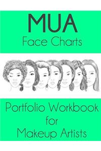 MUA Face Charts Portfolio Workbook for Makeup Artists