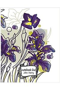 Lined Flower Art Design Journal / Notebook / Diary: Notebook / Journal / Diary