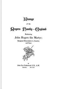 Lineage of the Rogers Family - England