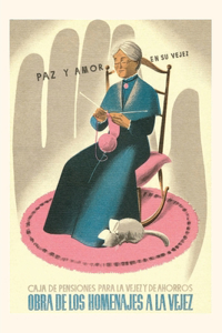 Vintage Journal Poster Saluting Old People