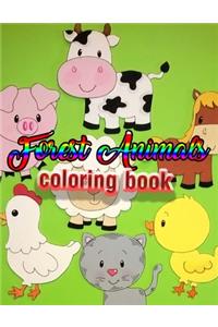 Forest Animals coloring book
