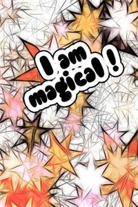 I am magical merry christmas and happy new year notebook