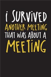 I Survived Another Meeting That Was About A Meeting