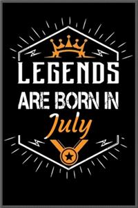 legends are born in july