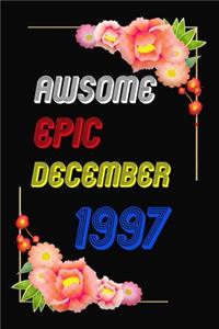 Awsome Since 1997 Notebook Birthday Gift