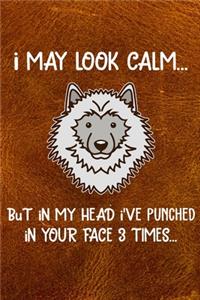 I May Look Calm But In My Head I've Punched In Your Face 3 Times
